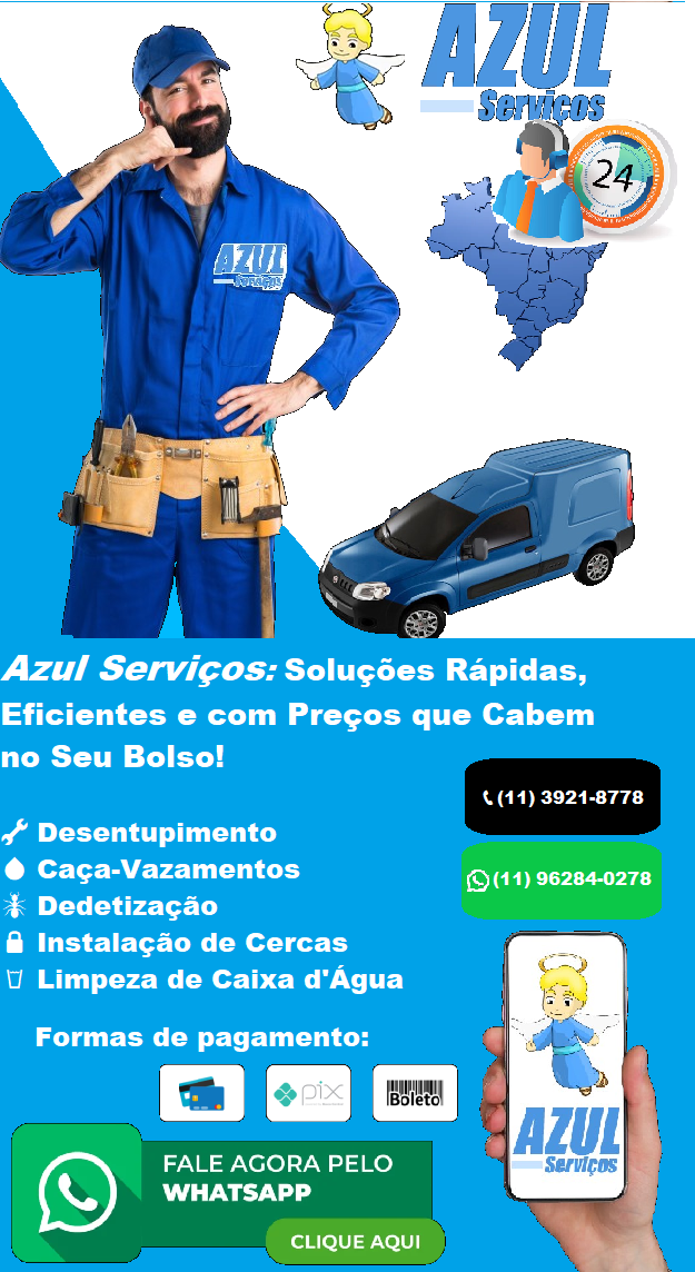 Empresa Desentupidora em Taboão da Serra